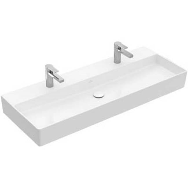 Villeroy And Boch 4A22UT01 Memento 2.0 Washbasin 47 1/4 x 18 1/2 (1200 x 470 mm) ground 2 single holes