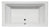 Americh VO7234P Vivo 72" x 34" Drop In Platinum Whirlpool Tub