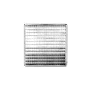 Infinity Drain WD 5-2P 5” x 5” WD 5 - Strainer - Wedge Wire & 2" Throat w/PVC Drain Body 2” Outlet