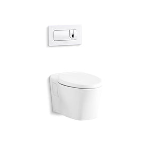 Kallista P70360-00-0 Wall-Mount Toilet, Less Seat in Stucco White