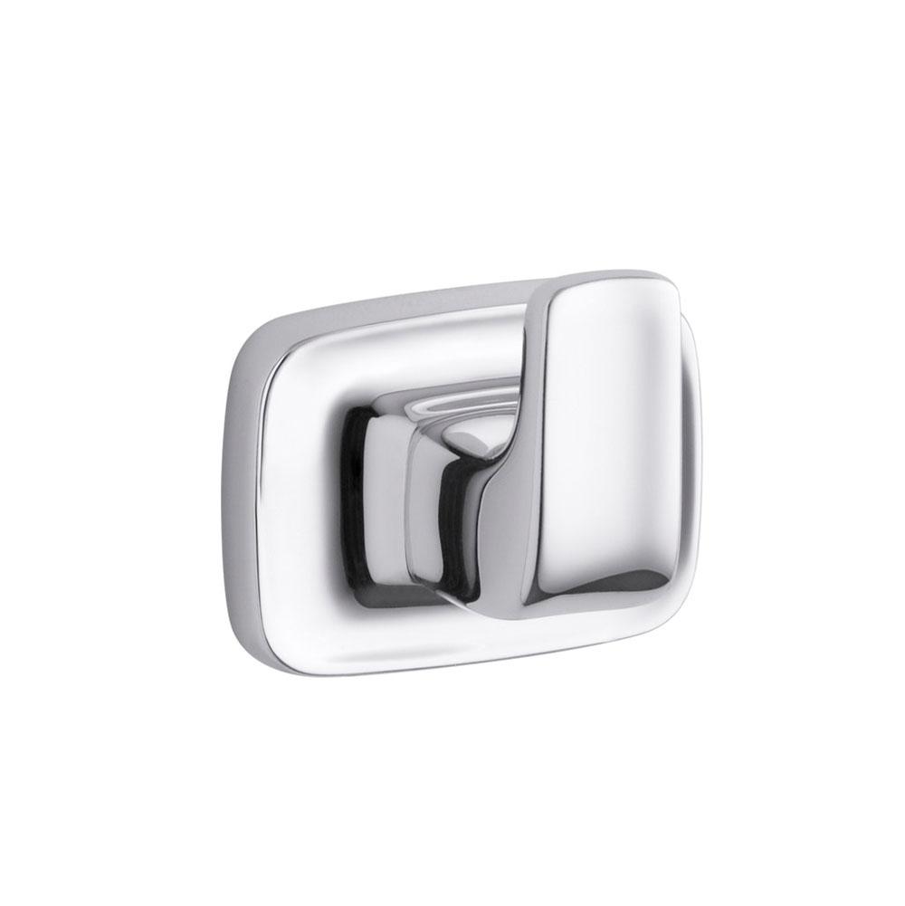 Designers Impressions Eclipse Series Polished Chrome Double Robe Hook:  MBA4229