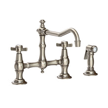 Load image into Gallery viewer, Newport Brass 945-1 Fairfield Kitchen Bridge Faucet With Side Spray