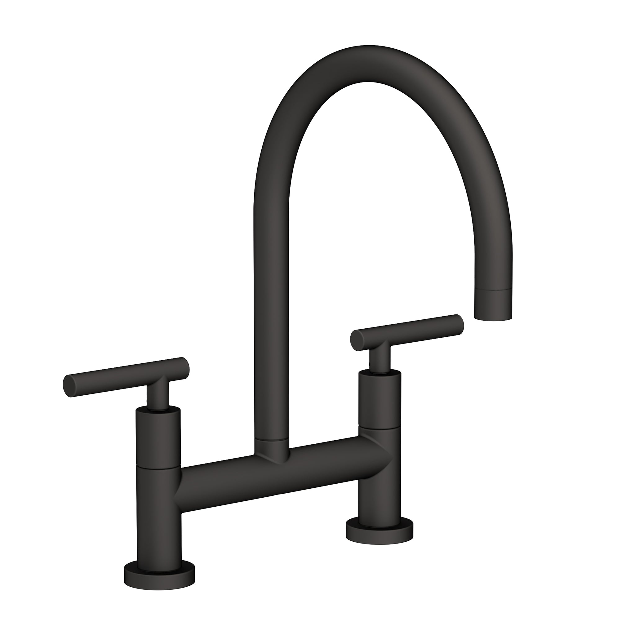 Newport Brass 1500-5412 East Linear Kitchen Bridge Faucet With Side Spray