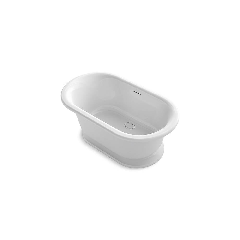 Kallista P50061-00-0 Per Se Oval Freestanding Bathtub in Stucco White