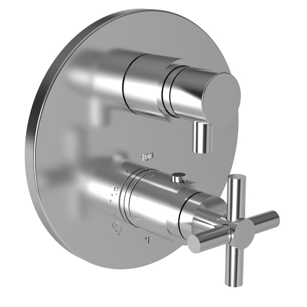 Newport Brass 3-993TR 1/2" Round Thermostatic Trim Plate With Handle