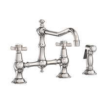 Load image into Gallery viewer, Newport Brass 945-1 Fairfield Kitchen Bridge Faucet With Side Spray