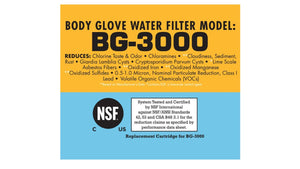 Water Inc WI-BG3000 Level 2 Body Glove Filtration System