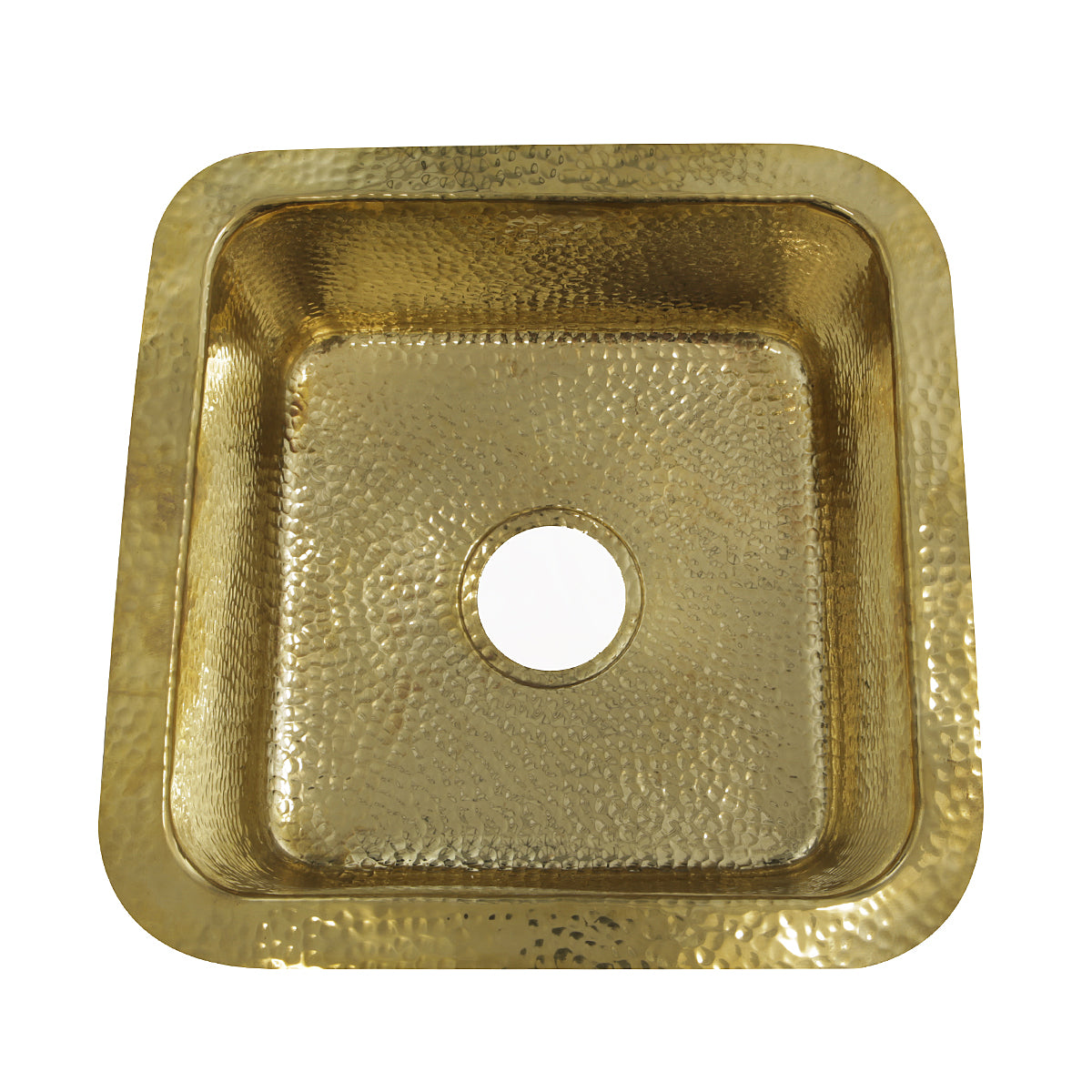 Nantucket Sinks SQRB-7 16.625 Hammered Brass Square Undermount Bar Si –  Plumbing Overstock