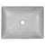 Linkasink AC02 Lily Concrete Rectangle Semi-Recessed Vessel Sink